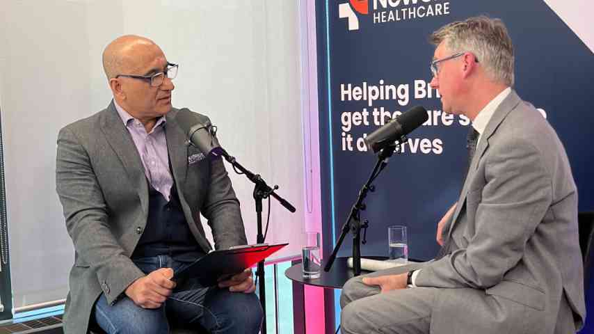 Sir Julian Hartley on the Voices of Care podcast.